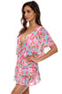 Luli Fama Ocean Drive Euphoria Playera V Neck Ruffle Dress